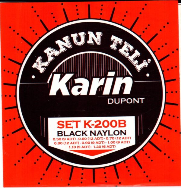 Karin K-200 Kanun Teli Siyah Misine