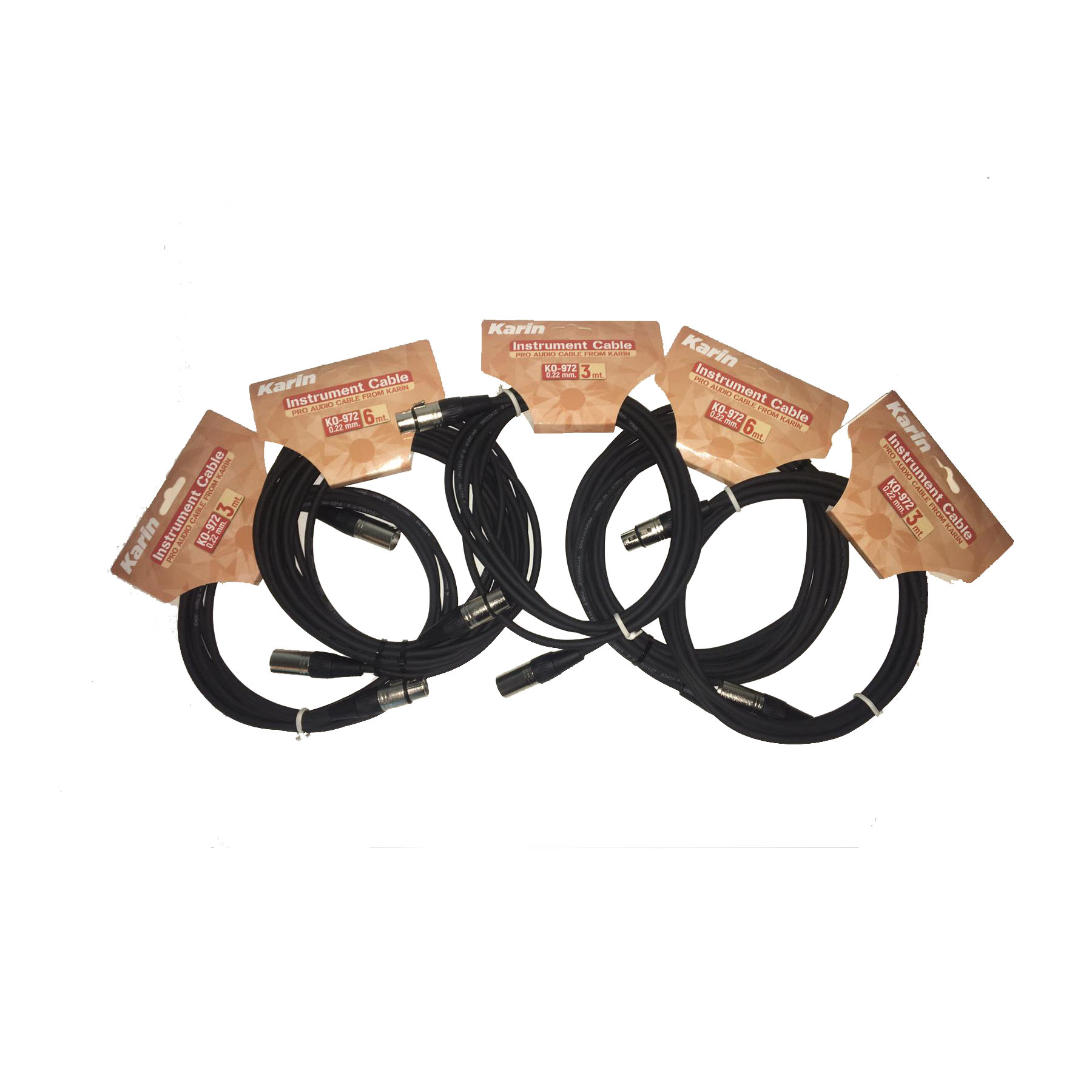 Karin KO9726M – 6 Metre XLR to XLR Enstruman Kablosu