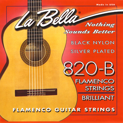 La Bella Strings Elite Series Flamenco *Black Nylon* – Klasik Gitar teli