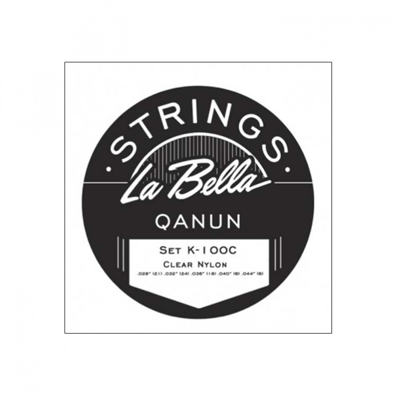 La Bella Strings K100B – Kanun Teli (Siyah Naylon)