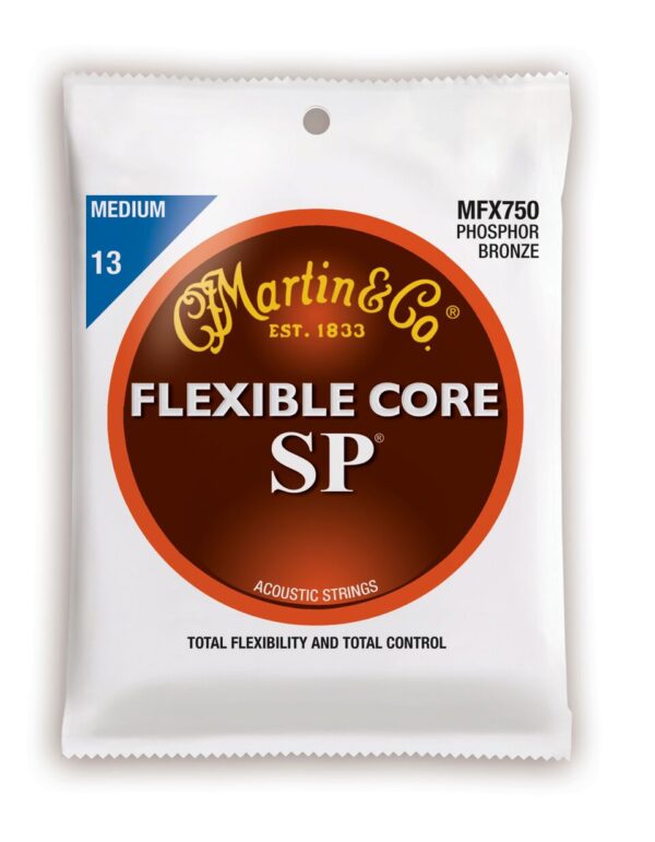 Martin & Co MFX750 – 92/8 Phosphor Bronze Flexible Core FX (Medium) 13-56 Akustik Gitar Teli