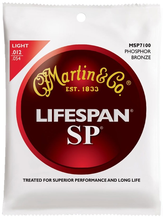 Martin & Co MSP7100 – 92/8 Phosphor Bronze (Light) 12-54 Akustik Gitar Teli