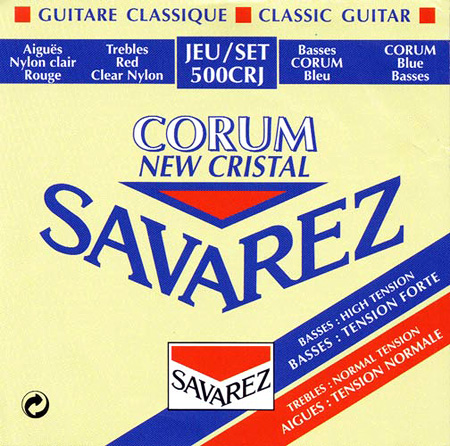 Savarez 500CRJ – Corum New Crystal Red Nylons – Klasik Gitar Teli