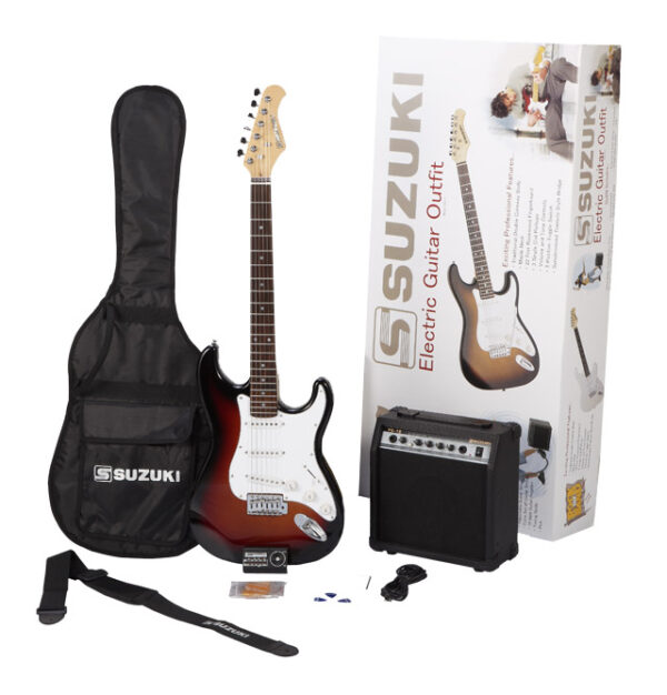 Suzuki SST1SBPK – Elektro Gitar Seti (Sunburst)