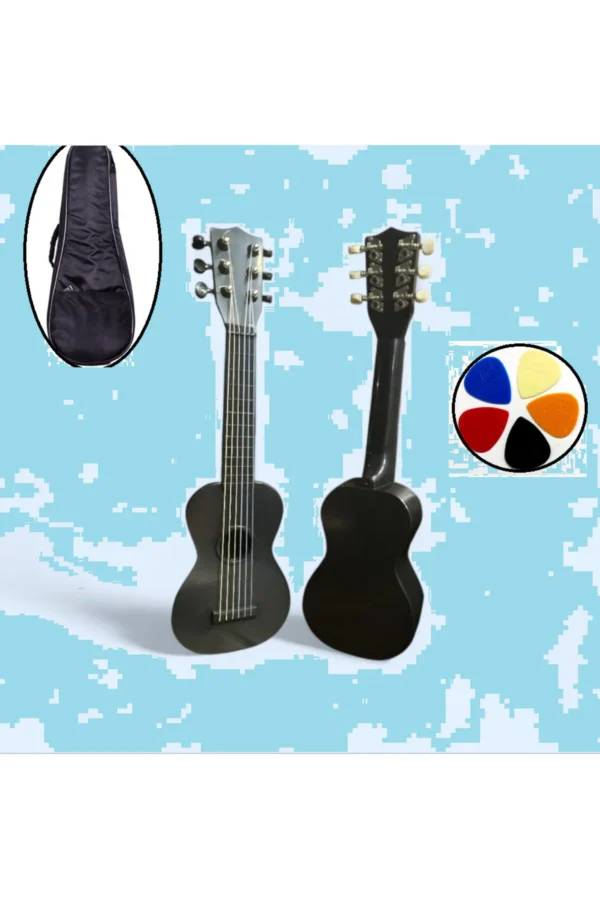 Gonzales U202 -6 Telli Çocuk Gitarı (Siyah)