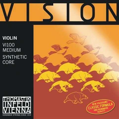Thomastik VI100 – Vision Synthetic Core (Medium) – Keman Teli