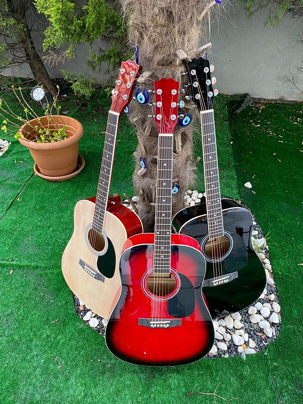 Sanchez Akustik Gitar 41” Jumbo Kasa (Siyah)