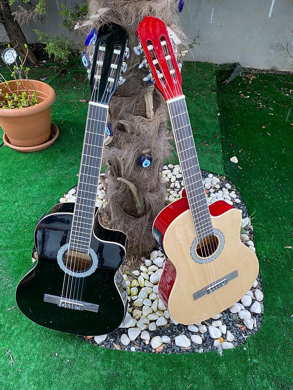 Sanchez Elektro Klasik Gitar Cutaway (Naturel)