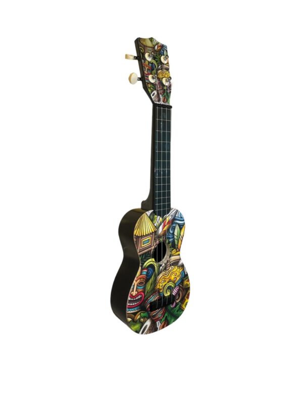 Gonzales Soprano Ukulele Coconut Desenli Kapak