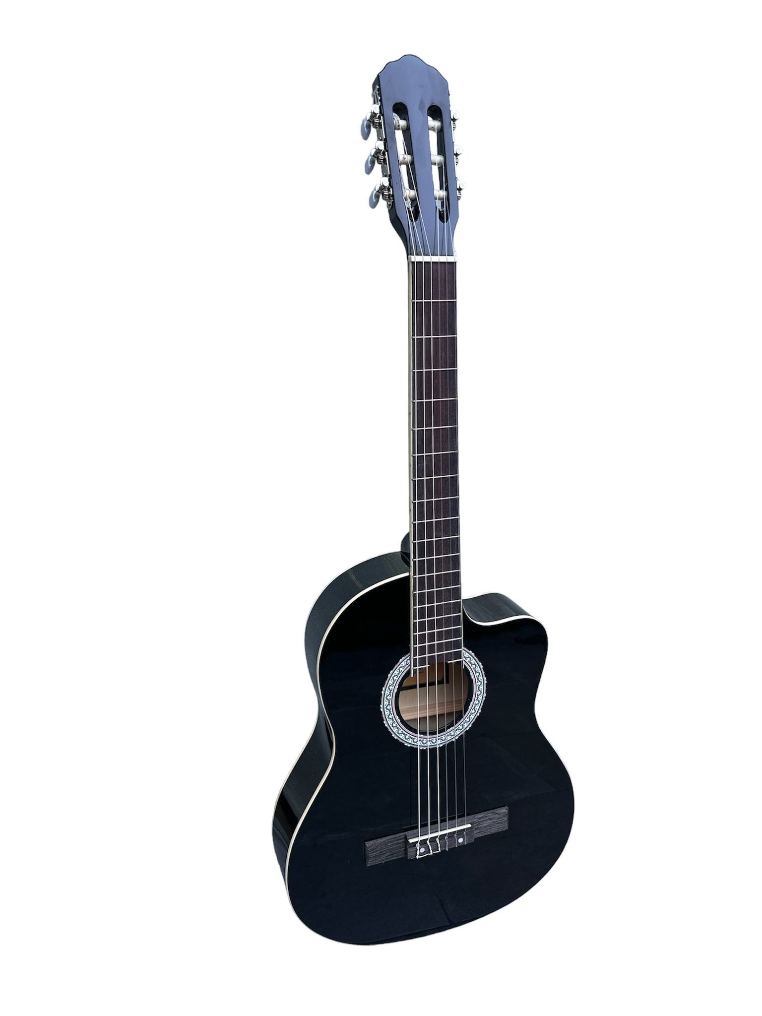 Sanchez XFP39CBK – 39” Cutaway Klasik Gitar (Siyah)