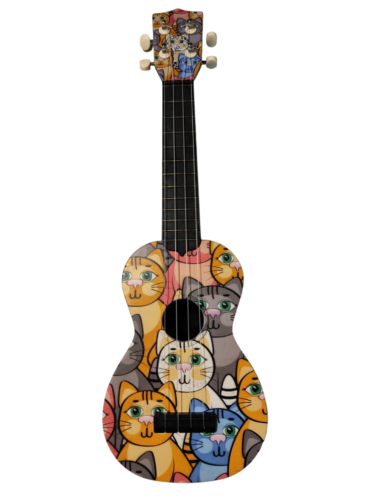 Gonzales Soprano Ukulele Kedi Desen Kapak